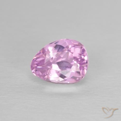 1.44ct Naturel Pourpre violet rosâtre Kunzite, En forme de poire, VS