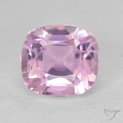 Kunzite pourpre naturelle coupe coussin, 2,78 ct, VS