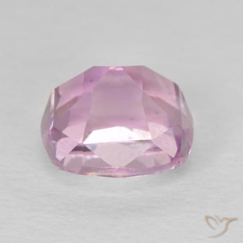 Kunzite pourpre naturelle coupe coussin, 2,78 ct, VS