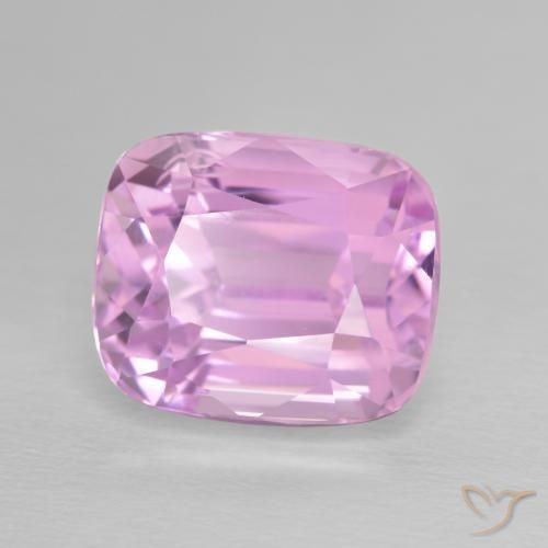Kunzite Violet Rosâtre naturelle Coussin, 9.35 ct, VVS-VS