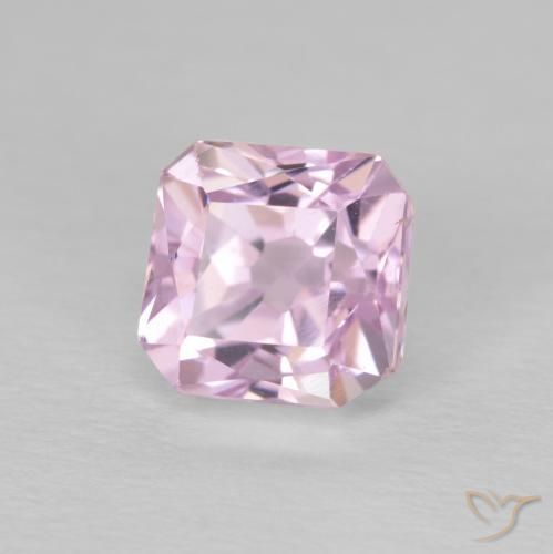 Kunzite Pourpre moyen naturelle Octogone / coupe Émeraude, 2.52 ct, VS