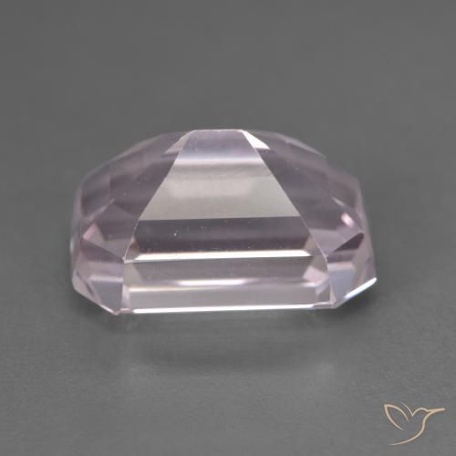 Kunzite Pourpre rosâtre très clair naturelle Octogone / coupe Émeraude, 7.90 ct, VVS