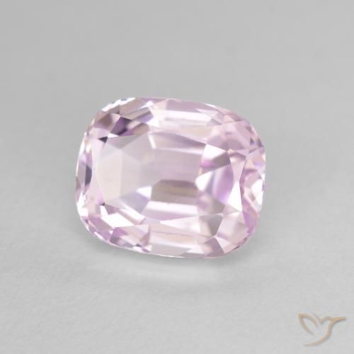 Kunzite Ton rose cerise naturelle Coussin, 4.64 ct, VVS