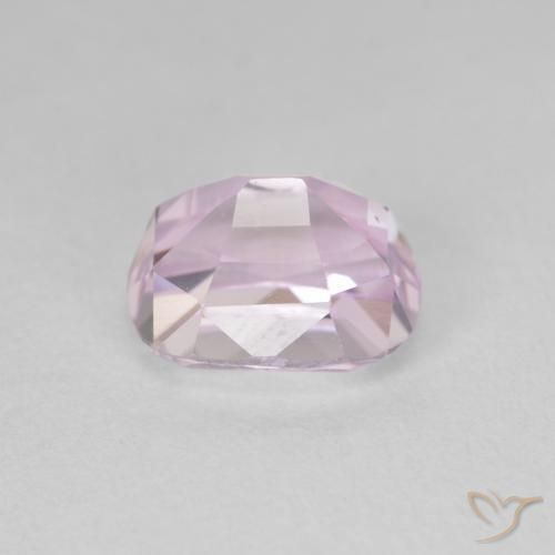 Kunzite Ton rose cerise naturelle Coussin, 4.64 ct, VVS