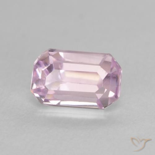 Kunzite Rose moyen naturelle Octogone / coupe Émeraude, 1.41 ct, VVS