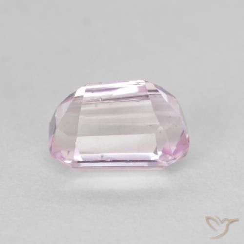 Kunzite Rose moyen naturelle Octogone / coupe Émeraude, 1.41 ct, VVS