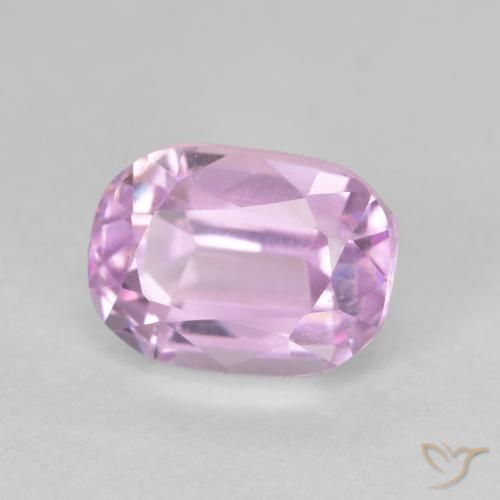 Kunzite Ton rose cerise naturelle Coussin, 3.92 ct, VVS