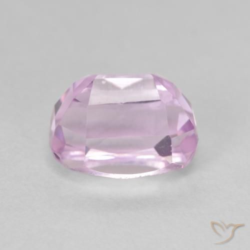 Kunzite Ton rose cerise naturelle Coussin, 3.92 ct, VVS