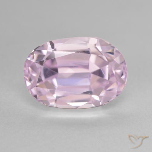 7.47ct Naturel Rose moyen Kunzite, ovale, VVS