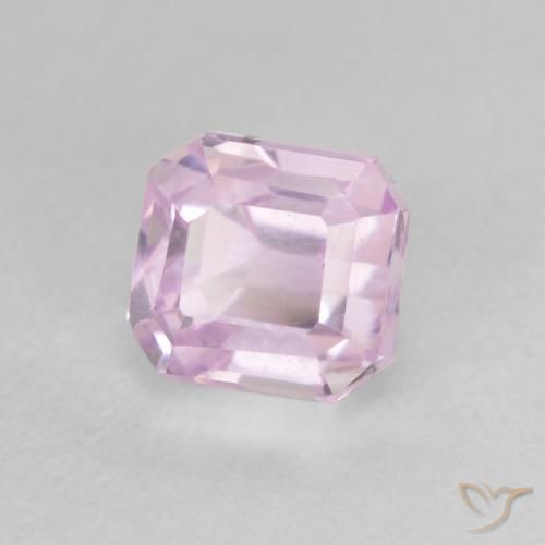 Kunzite Ton rose cerise naturelle Octogone / coupe Émeraude, 1.55 ct, VVS