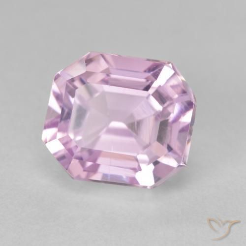 5.02ct Naturel Ton rose cerise Kunzite, Taille émeraude, VVS