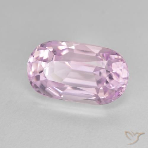 Kunzite Ton rose cerise naturelle ovale, 6.70 ct, VVS
