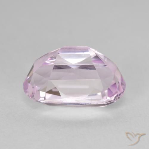 Kunzite Ton rose cerise naturelle ovale, 6.70 ct, VVS