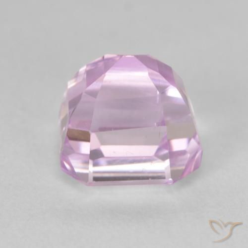Kunzite Rose moyen naturelle Octogone / coupe Émeraude, 4.11 ct, VVS