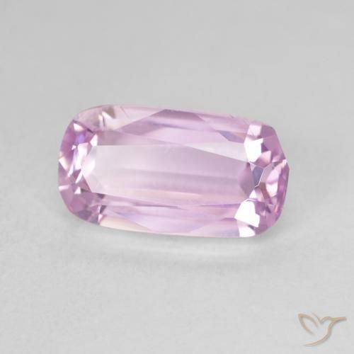 Kunzite Pourpre violet rosâtre naturelle Coussin, 5.43 ct, VVS-VS