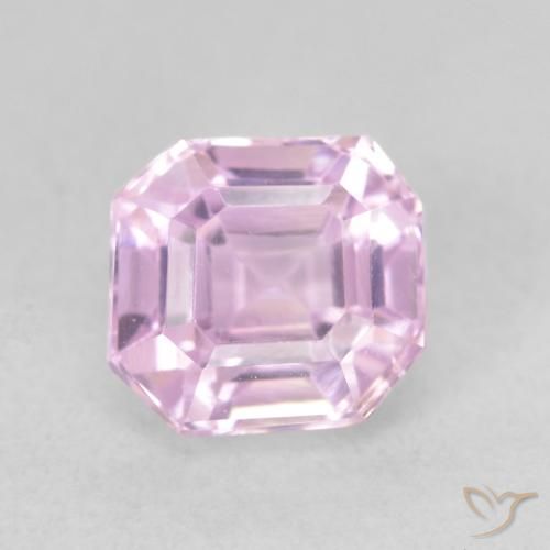 1.70ct Naturel Rose cerise Kunzite, Taille émeraude, VVS-VS