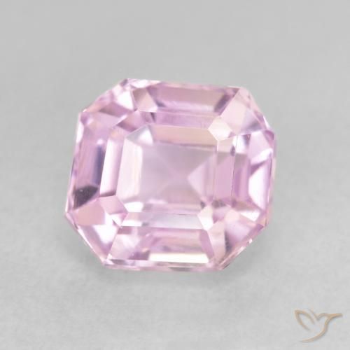 Kunzite Rose cerise naturelle Octogone / coupe Émeraude, 1.70 ct, VVS-VS