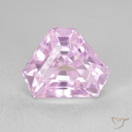 5.73ct Naturel Pourpre violet rosâtre Kunzite, Fantaisie, VVS-VS