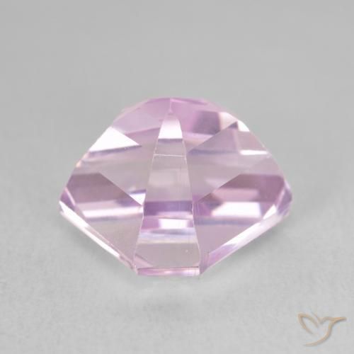 Kunzite Pourpre violet rosâtre naturelle Fantaisie, 5.73 ct, VVS-VS