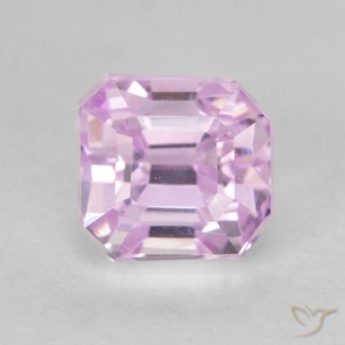 2.09ct Naturel Ton rose cerise Kunzite, Taille émeraude, VVS-VS