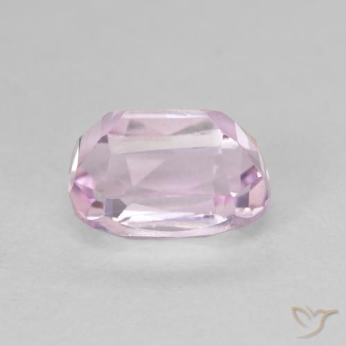Kunzite Rose bubblegum naturelle Coussin, 3.58 ct, VVS-VS
