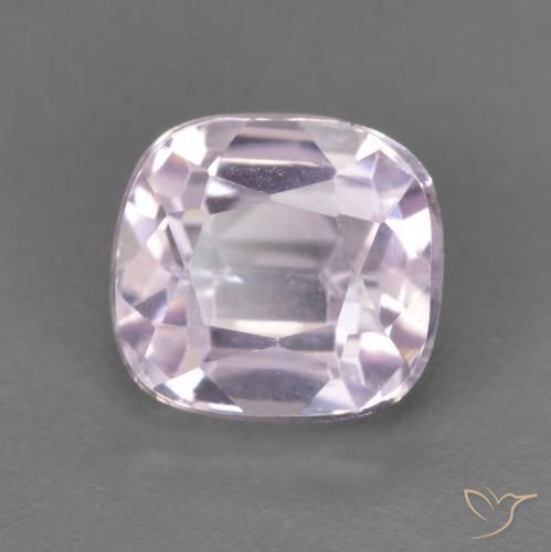 Kunzite Rose clair naturelle Coussin, 1.48 ct, VVS-VS