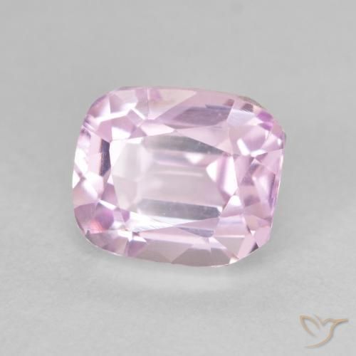 Kunzite Rose moyen naturelle Coussin, 2.60 ct, VVS-VS