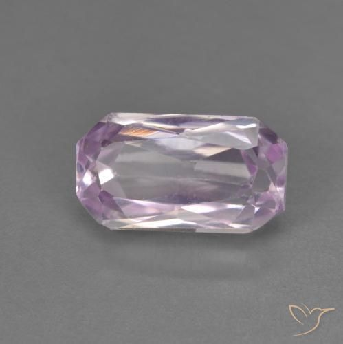 Kunzite Rose moyen naturelle Octogone / coupe Émeraude, 2.66 ct, VVS-VS