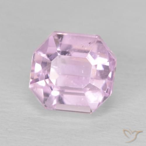 3.02ct Naturel Rose clair Kunzite, Taille émeraude, VS