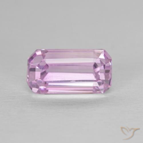 2.62ct Naturel Rose moyen Kunzite, Taille émeraude, VS