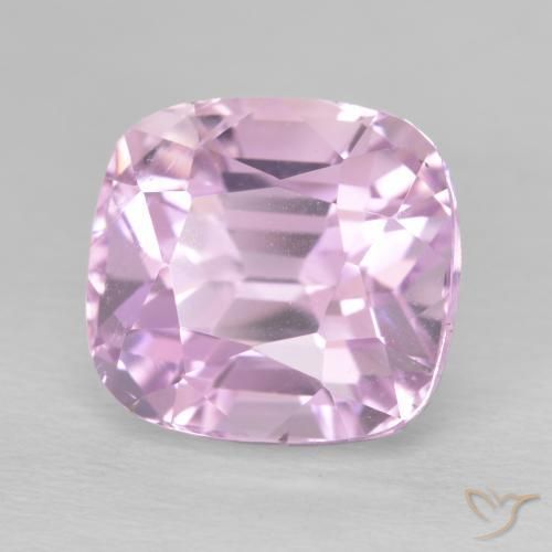 Kunzite Rose Pourpre naturelle Coussin, 6.03 ct, VS