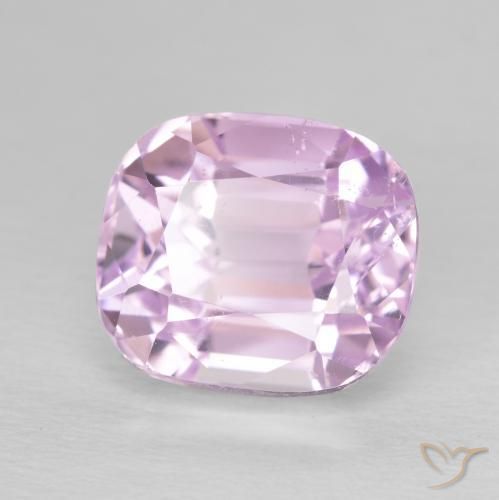 Kunzite Ton rose cerise naturelle Coussin, 6.91 ct, VS