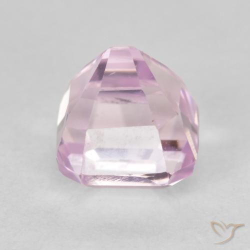 Kunzite Medium Light-Pink naturelle Octogone / coupe Émeraude, 1.83 ct, VVS
