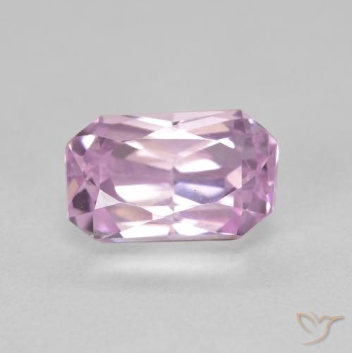 2.52ct Naturel Rose moyen Kunzite, Taille émeraude, VVS-VS