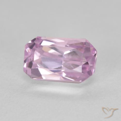 Kunzite Rose moyen naturelle Octogone / coupe Émeraude, 2.52 ct, VVS-VS
