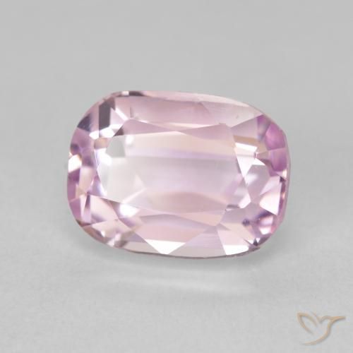 Kunzite Rose clair naturelle Coussin, 3.84 ct, VVS