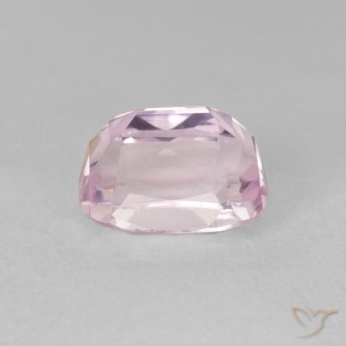 Kunzite Rose clair naturelle Coussin, 3.84 ct, VVS