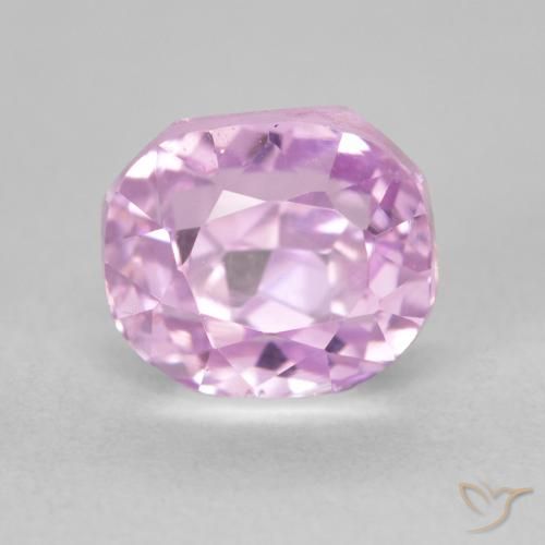 2.39ct Naturel Rose très clair Kunzite, Coussin, VVS