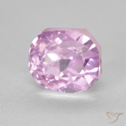 Kunzite Rose très clair naturelle Coussin, 2.39 ct, VVS