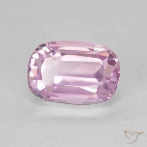 Kunzite Rose cerise naturelle Coussin, 3.70 ct, VVS