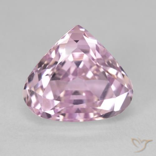 9.26ct Naturel Rose clair Kunzite, En forme de poire, VVS