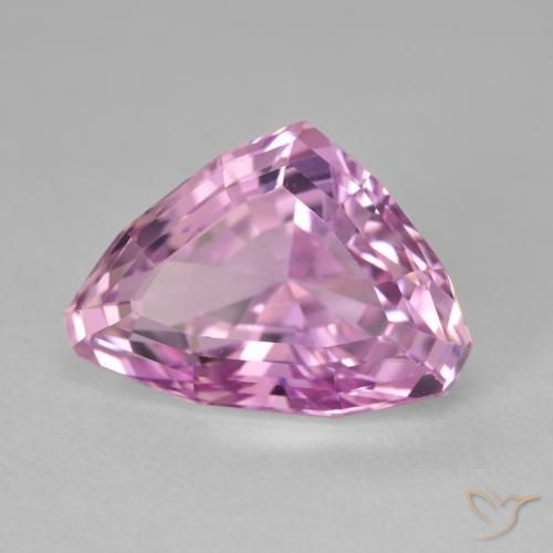 Kunzite Rose pourpre royal très clair naturelle En forme de poire, 10.82 ct, VVS