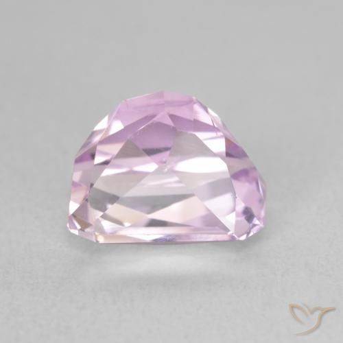 Kunzite Pourpre moyen naturelle Octogone / coupe Émeraude, 2.81 ct, VVS-VS