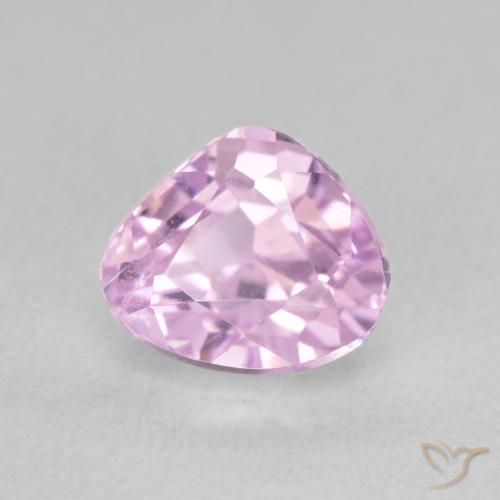 Kunzite Pourpre moyen naturelle En forme de poire, 2.40 ct, VVS-VS