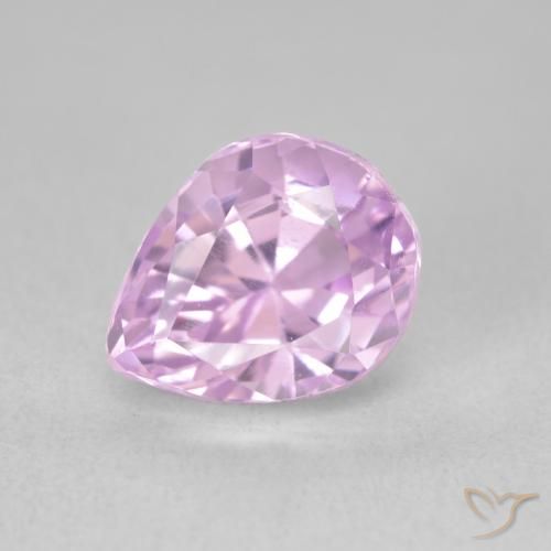 3.68ct Naturel Pourpre moyen Kunzite, En forme de poire, VVS-VS