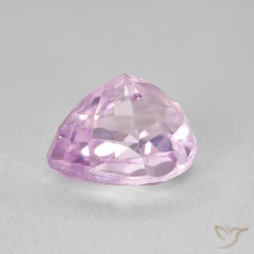 Kunzite Pourpre moyen naturelle En forme de poire, 3.68 ct, VVS-VS