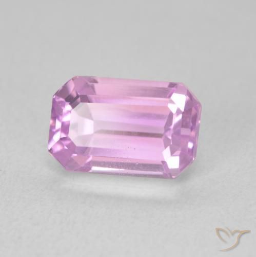 Kunzite Violet Rosâtre naturelle Octogone / coupe Émeraude, 2.70 ct, VVS-VS