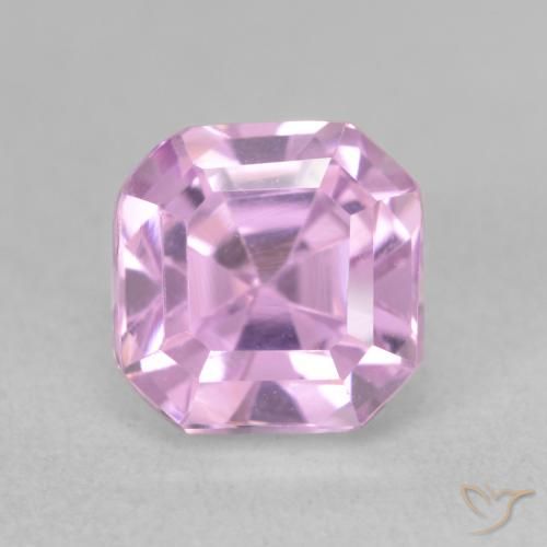 2.91ct Naturel Pourpre violet rosâtre Kunzite, Taille émeraude, VVS-VS