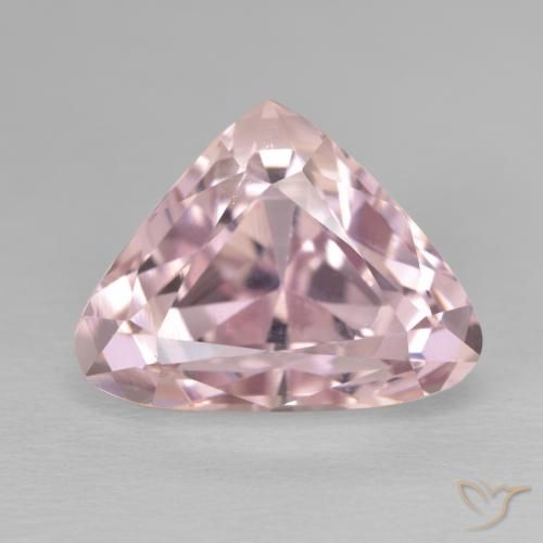 14.35ct Naturel Rose léger Kunzite, Trillion, VVS-VS
