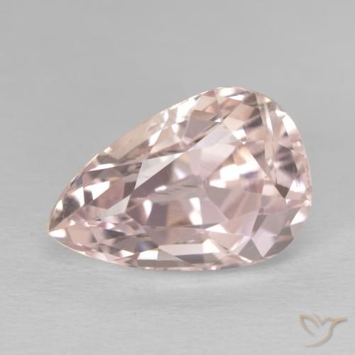 10.49ct Naturel Flamant rose Kunzite, En forme de poire, VVS-VS